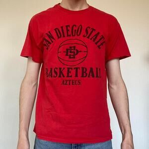 Vintage San Diego State University basketball tee